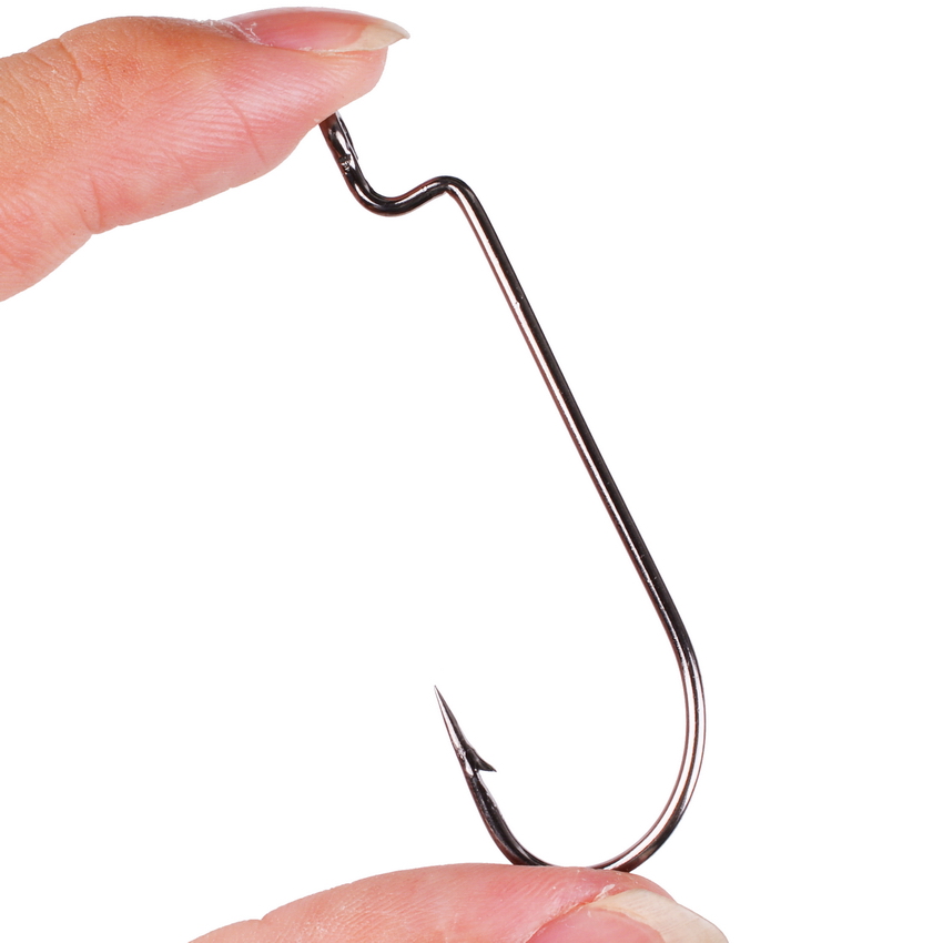 100 Cái/lốc Câu Cá Móc Thép Ca - đánh giá và giá Fishing Hook Offset