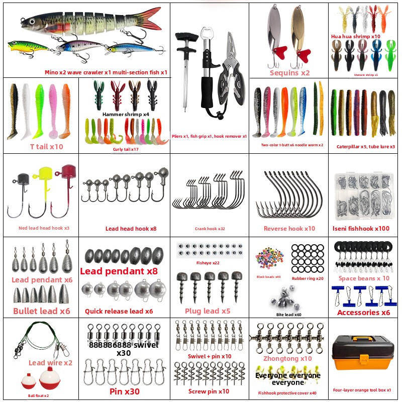 Large Four-Layer Outdoor Fishi - đánh giá và giá Fishing Hook Box