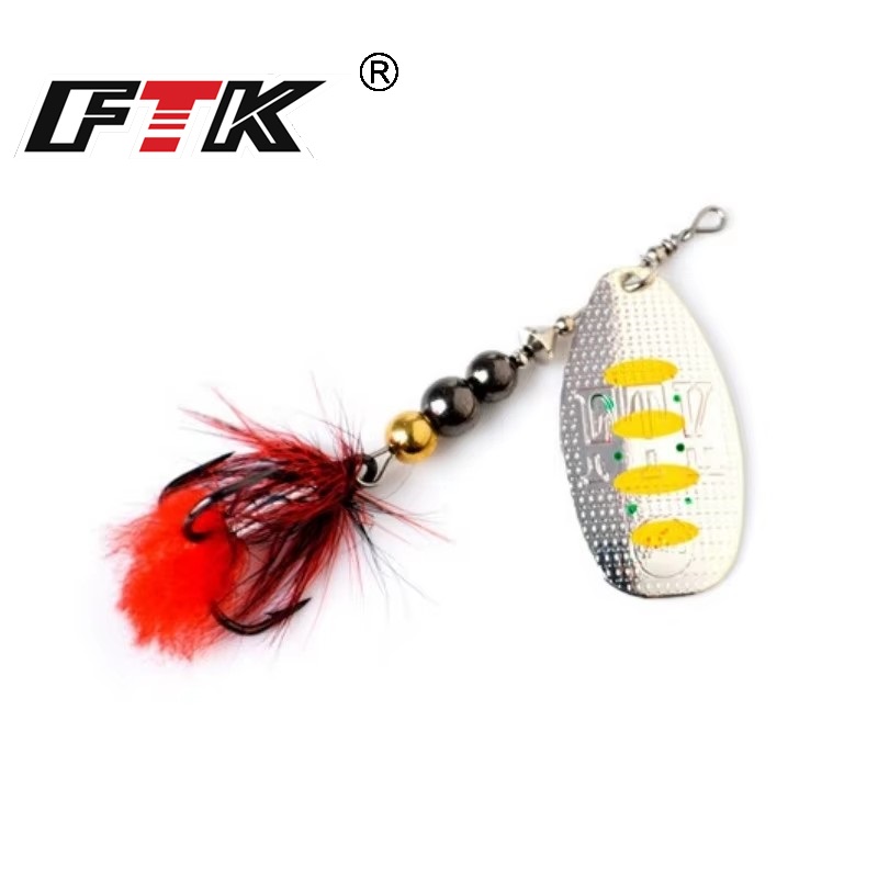 FTK Metal Fishing Lure Spinner - đánh giá và giá Fishing Hook Treble