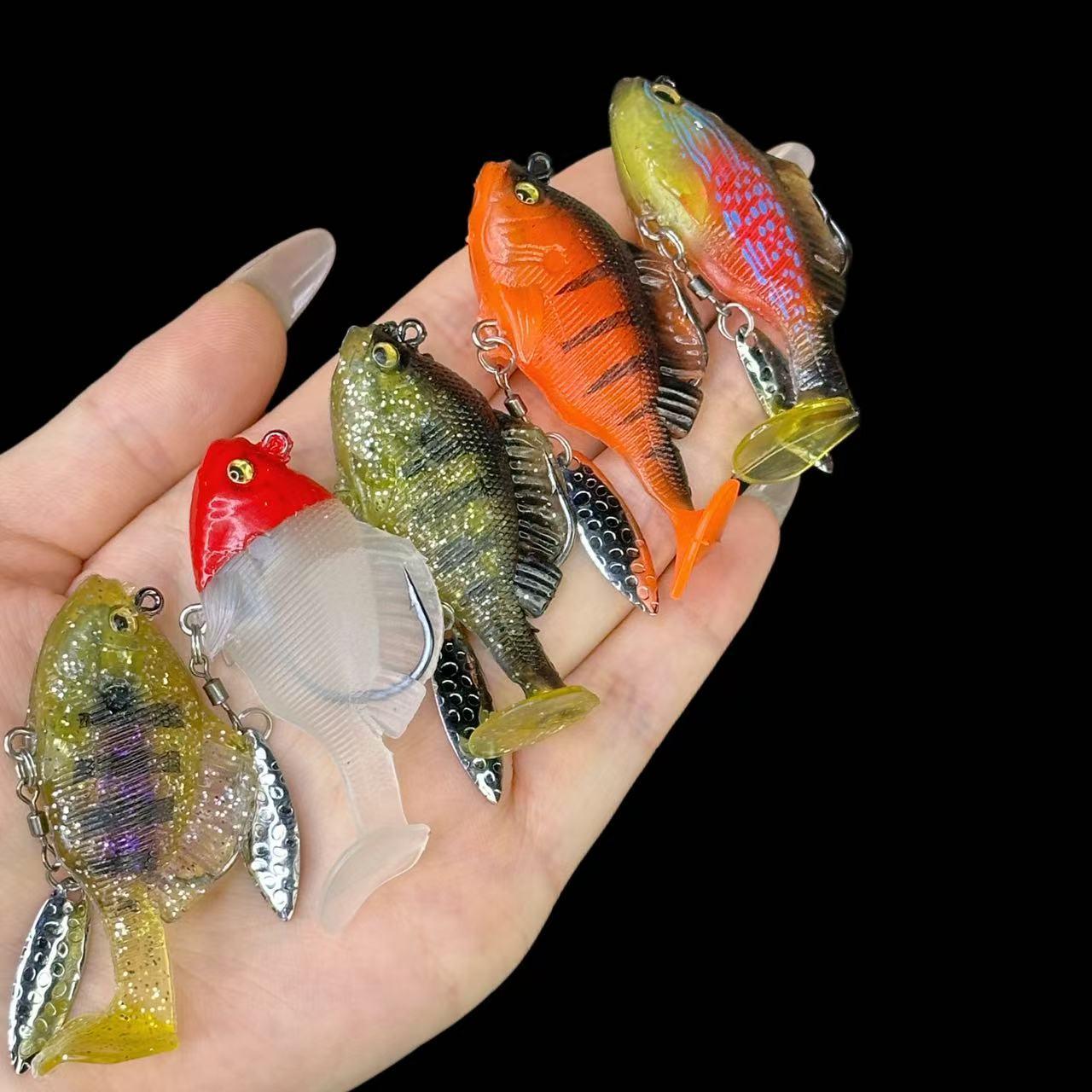 6Pcs Soft Fishing Lures Pre-Ri - đánh giá và giá Fishing Hook Weedless