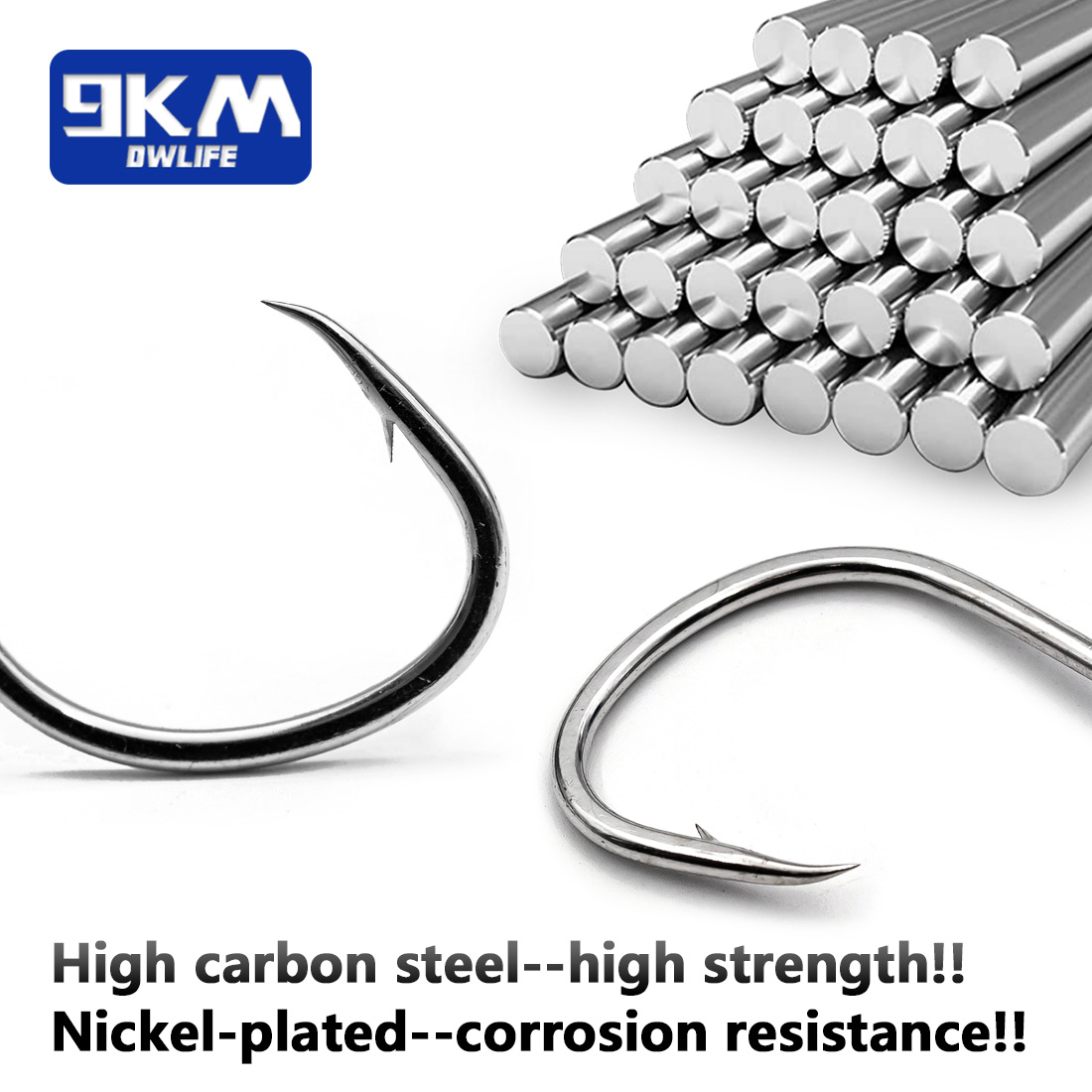 9KM Fishing Hooks Saltwater Li - đánh giá và giá Fishing Hook Offset