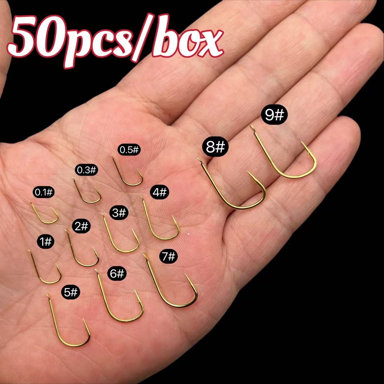 50pcs New Kanto Fish Hooks, Lo - đánh giá và giá Fishing Hook Barbless