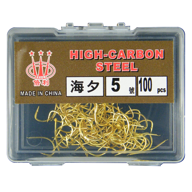 【100pcs Boxed Haiyu Fish Hooks - đánh giá và giá Fishing Hook Barbless